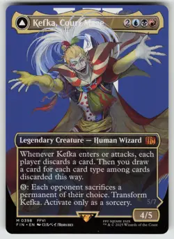 Kefka, Court Mage (Borderless) 398 M FINAL FANTASY MTG - Image 1