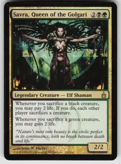 Savra, Queen of the Golgari R Ravnica: City of Guilds 225 MTG - Image 1