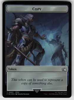 Hero (0005) // Copy (0001) Double-Sided Token Foil 5 // 1 T FINAL FANTASY MTG - Image 2
