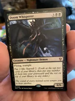 1x DOOM WHISPERER - Commander - MTG - Magic the Gathering - Image 1