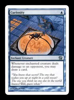 Curiosity LP Light Play Eighth Edition MTG [7378] - Image 1