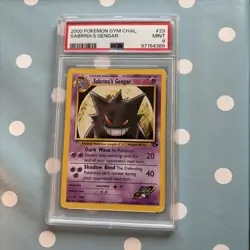 Pokemon TCG Sabrina's Gengar 2000 Gym Challenge PSA 9 Mint Unlimited 29/132 - Image 1