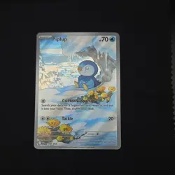 Pokemon TCG Piplup 098/094 Me02: Phantasmal Flames Holo Illustration Rare 70HP - Image 1