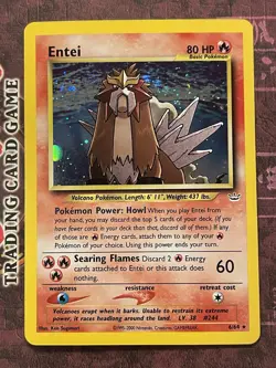 Entei - Pokemon Neo Revelation 6/64 - Holo - Unlimited - LP - Image 1