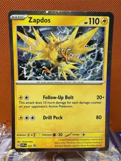 Pokemon TCG Zapdos SVP 157 Scarlet & Violet Black Star Promo Rare NM 2108 - Image 1