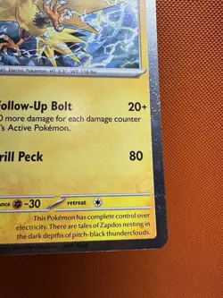 Pokemon TCG Zapdos SVP 157 Scarlet & Violet Black Star Promo Rare NM 2108 - Image 5