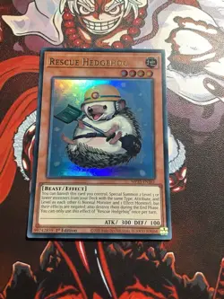 x1 Rescue Hedgehog - MP25-EN261 - Ultra Rare - 1st Edition Yu-Gi-Oh! M/NM - Image 1