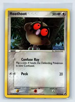 Pokemon Card - Hoothoot Unseen Forces 59/115 Common Reverse Holo Stamped - Image 1