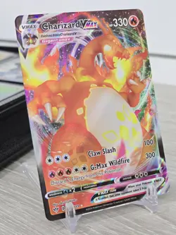 Pokemon Card TCG Charizard VMAX 020/189 Darkness Ablaze Holo Ultra Rare NM - Image 1