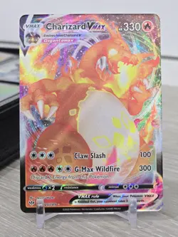 Pokemon Card TCG Charizard VMAX 020/189 Darkness Ablaze Holo Ultra Rare NM - Image 3