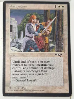 Martyrdom (A) - Alliances - Magic the Gathering MTG Nice! - Image 1