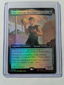 MTG Foil Borderless The Cabbage Merchant Avatar The Last Airbender 0203 TLE Rare - Image 1