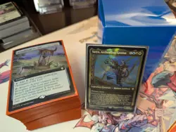 SLEEVED MTG Modern Horizons 3 Commander Deck Creative Energy Collector's Edition - Image 2