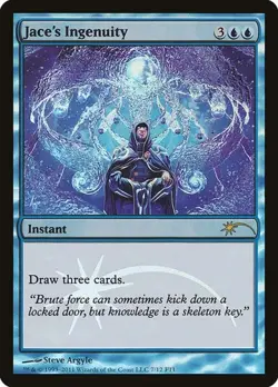 2x Jace's Ingenuity - Foil Promo Friday Night Magic 2011 LP MTG - Image 1