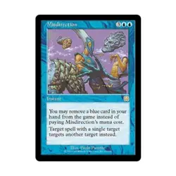 WotC MtG Mercadian Masques Misdirection (R) (Foil) EX - Image 1