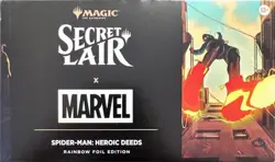 MTG Secret Lair x Marvel's Spider-Man: Heroic Deeds Rainbow Foil Edition Sealed - Image 1
