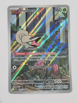 2025 Pokemon SV White Flare Shelmet Illustration Rare #093 - Image 1