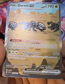 POKEMON TCG Durant ex 236/191 Sv08: Surging Sparks Holo - Image 3