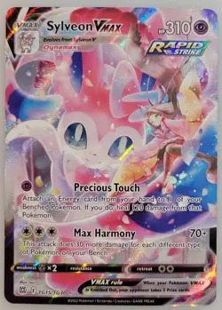 Sylveon VMAX TG15/TG30 Swsh09: Pokemon Brilliant Stars Trainer Gallery Holo NM - Image 1