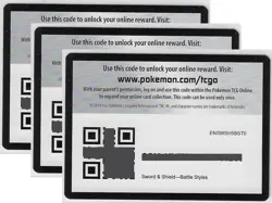 POKEMON SWSH Battle Styles UNUSED Booster Pack ENSWSH5BST0 ONLINE CODE -lot of 3 - Image 1