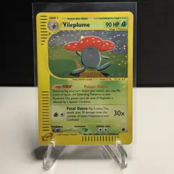 Pokemon TCG Vileplume 31/165 Holo Expedition Base Set MP - Image 1