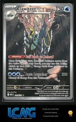 Pokemon TCG ME01: Mega Evolution #141/132 Clawitzer C4S - Image 1