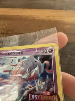 Pokemon Hisuian Zoroark 076/196 Lost Origin Stamped Promo Sealed NM Exclusive - Image 3