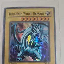 Yu-Gi-Oh! Blue-Eyes White Dragon SKE-001 Kaiba Evolution 1st Ed Holo 3000 HP - Image 1