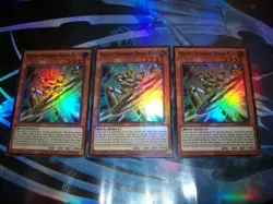 3x Magnet Warrior Omega Plus 1st Edition Super Rare MZMU-EN054 Yu-Gi-Oh! - Image 1