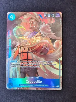 OP07-040 Crocodile FOIL Promo - One Piece Card Game - Seven Warlords Eng - Image 1