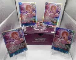 One Piece TCG OP11 A Fist Of Divine Speed OP11-051 Sanji SR x 4 Playset - Image 1