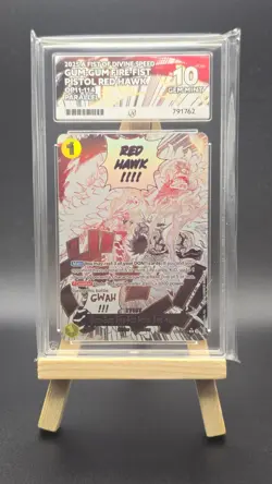 One Piece TCG - Gum Gum Fire-Fist Pistol Red Hawk OP11-114 AA - ACE 10 - Image 1