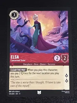 Disney Lorcana Winterspell Elsa - Concerned Sister 125/204 NM - Image 1