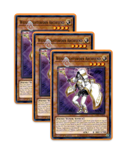 Yugioh! Weiss Lightsworn Archfiend Aegis LEDE-EN024 (C) 1st Ed 3x - Image 1