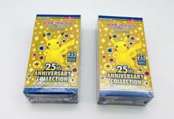 Pokemon Card Expansion Pack 25th Anniversary Collection Box s8a Japanese 2 Box 4521329322568 - Image 1