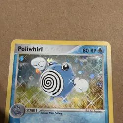Poliwhirl EX Fire Red & Leaf Green Pokemon TCG 2004 Holo Card 46/112 - Image 1