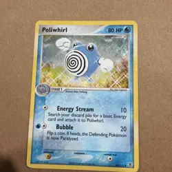 Poliwhirl EX Fire Red & Leaf Green Pokemon TCG 2004 Holo Card 46/112 - Image 3