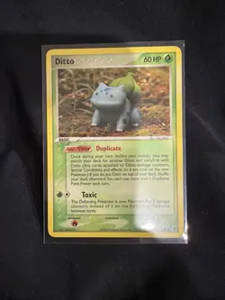 Ditto Bulbasaur Delta Species 36/113 Unlimited Regular 2005 Pokemon Card - Image 1