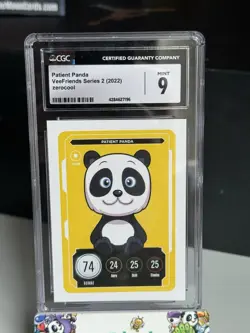 VeeFriends Series 2 TCG Core Card Patient Panda CGC 9 zerocool GOO - Image 1