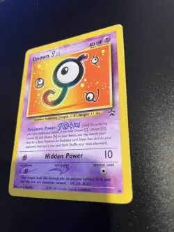 Pokemon Black Star Promo Card #38 Unknown J Rare WOTC MP - Image 4