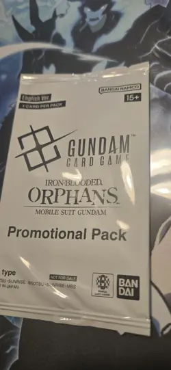 Gundam Card Game Iron Blooded Orphans Urdr Hunt movie promo pack EX base - Image 1