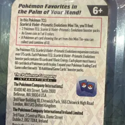 Pokemon Prismatic Evolutions Mini Tin Booster Espeon 2 Packs 10 Cards - Image 5