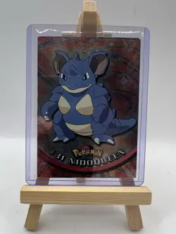 Nidoqueen #31 Topps TV Animation Edition Blue Logo Holo Pokemon Card - LP/MP - Image 1