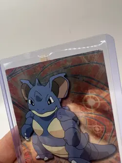 Nidoqueen #31 Topps TV Animation Edition Blue Logo Holo Pokemon Card - LP/MP - Image 3