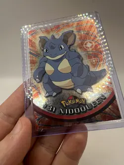 Nidoqueen #31 Topps TV Animation Edition Blue Logo Holo Pokemon Card - LP/MP - Image 4