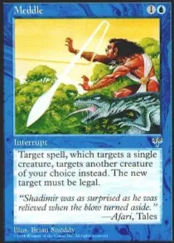 Meddle ~ Near Mint Mirage MTG Magic UltimateMTG Blue Card - Image 1