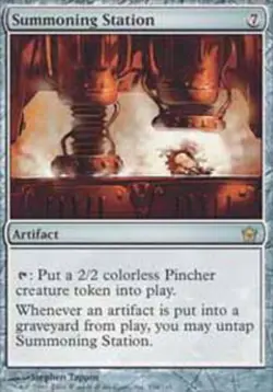 MTG magic cards 1x Summoning Station Fifth Dawn Moderate Play, English - Image 1