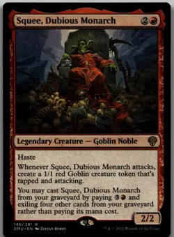 Squee, Dubious Monarch R Dominaria United 146 LP - Image 1