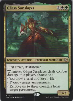 MTG Normal Glissa Sunslayer R Commander: Lorwyn Eclipsed 122 NM - Image 1