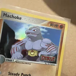 2007 Pokemon TCG Machoke Holo Stamped EX Power Keepers 33/108 - Image 2